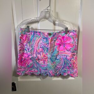 Lilly Pulitzer size 12 Collette skort in Isla de Coco